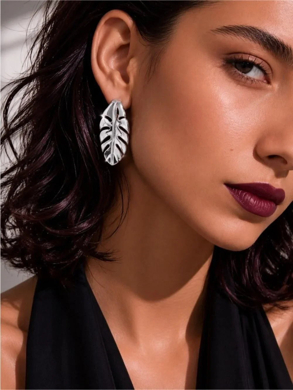 Leaf Statement Earrings - Women Jewelry